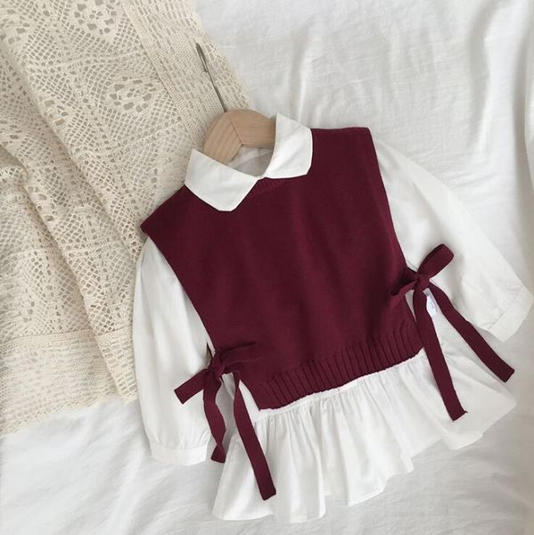pullover 2021 girls boys bow knitted sweater autumn fashion kids vests 1-6 years wu843, Blue
pullover 2021 girls boys bow knitted sweater autumn fashion kids vests 1-6 years wu843, Blue