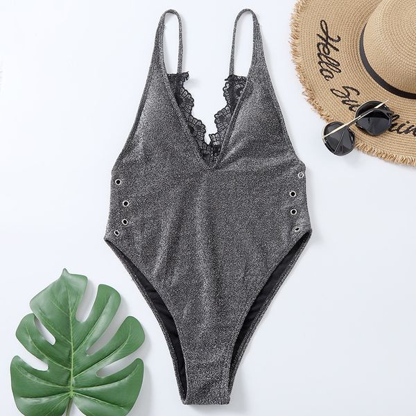 shiny swimsuit female lace swimwear women deep v gray beachwear bathing suits monokini bodysuit glitter 210520, White;black
shiny swimsuit female lace swimwear women deep v gray beachwear bathing suits monokini bodysuit glitter 210520, White;black