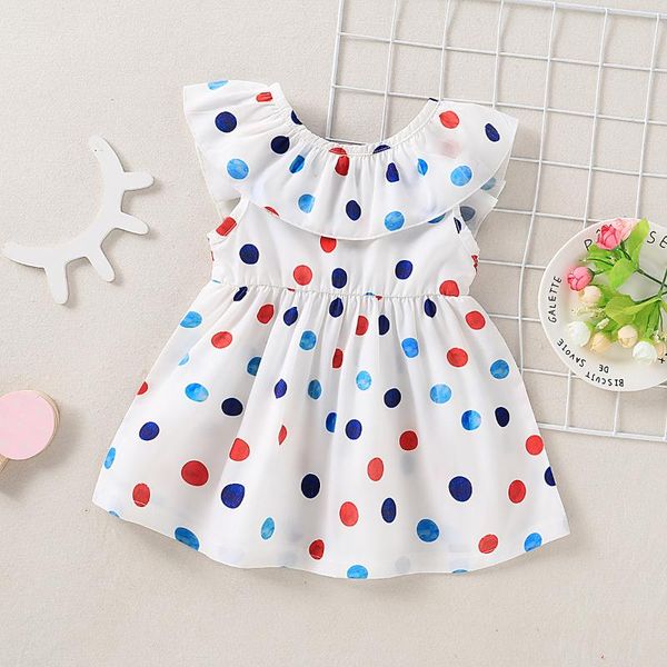 girl's dresses girls dress summer kids clothes for sleeveless party polka dot, Red;yellow
girl's dresses girls dress summer kids clothes for sleeveless party polka dot, Red;yellow