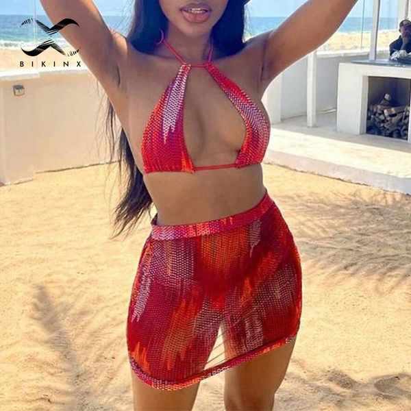 women's swimwear halter mesh swimsuit swimming suit red print cover-ups high waist beach dress string backless bathing bathers, White;black
women's swimwear halter mesh swimsuit swimming suit red print cover-ups high waist beach dress string backless bathing bathers, White;black