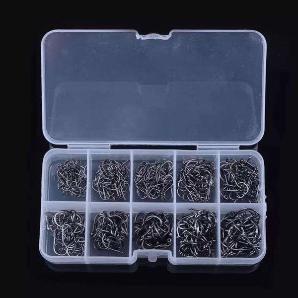fishing hooks 200 pieces of fish hook set carbon steel tackle thorn carp freshwater sea accessories
fishing hooks 200 pieces of fish hook set carbon steel tackle thorn carp freshwater sea accessories