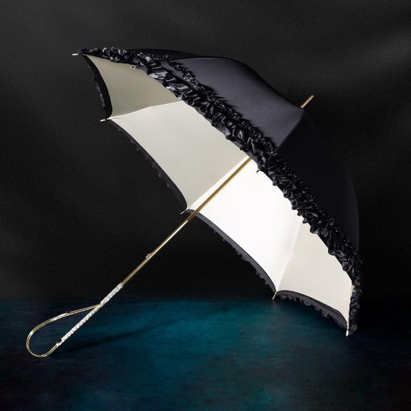 umbrellas creative luxury umbrella black rain women retro long lace parasol curved handle parapluie household products
umbrellas creative luxury umbrella black rain women retro long lace parasol curved handle parapluie household products