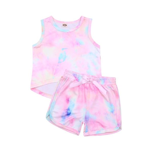 clothing sets focusnorm 1-6y summer infant kids girls clothes tie-dye printed sleeveless pullover vest shorts 2pcs outfits, White
clothing sets focusnorm 1-6y summer infant kids girls clothes tie-dye printed sleeveless pullover vest shorts 2pcs outfits, White