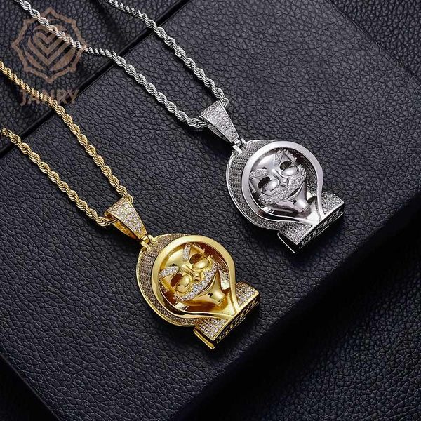 charms janry vintage punk grim reaper pendant necklace micro-inlaid zircon men women hip hop with 60cm chain, Bronze;silver
charms janry vintage punk grim reaper pendant necklace micro-inlaid zircon men women hip hop with 60cm chain, Bronze;silver