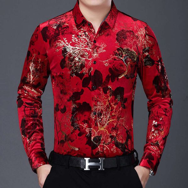Men's Casual Shirts shirtBenmingnian red velvet autumn middle-aged and elderly trend leisure long sleeve floral shirt father's dress UNKG, White;black
Men's Casual Shirts shirtBenmingnian red velvet autumn middle-aged and elderly trend leisure long sleeve floral shirt father's dress UNKG, White;black