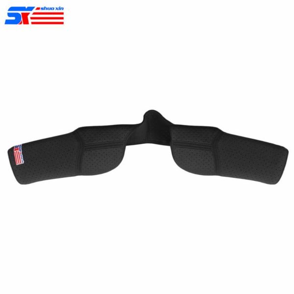 shuoxin elastic breathable sports double shoulder brace support strap wrap belt comfortable band protective pad black sx641 elbow & knee pad, Black;gray
shuoxin elastic breathable sports double shoulder brace support strap wrap belt comfortable band protective pad black sx641 elbow & knee pad, Black;gray