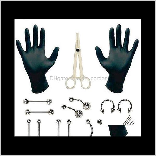 other drop delivery 2021 20pcs 14g&16g kit needle forceps eyebrow nose lip ring tongue needles for body piercing jewelry u6eqm, Slivery;golden
other drop delivery 2021 20pcs 14g&16g kit needle forceps eyebrow nose lip ring tongue needles for body piercing jewelry u6eqm, Slivery;golden