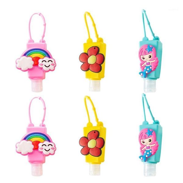 storage bottles & jars 6pcs hand sanitizer refillable empty bottle with cartoon floral silicone holder
storage bottles & jars 6pcs hand sanitizer refillable empty bottle with cartoon floral silicone holder