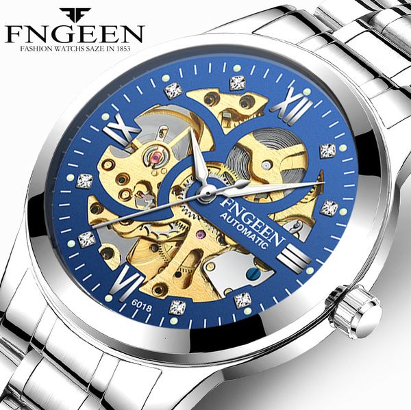 fenzun watch men's automatic mechanical hollow out luminous waterproof fashion, Slivery;brown
fenzun watch men's automatic mechanical hollow out luminous waterproof fashion, Slivery;brown