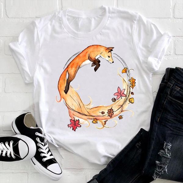 men short sleeve 4xl t shirts plus size flower kawaii cute fox animal clothes ladies print tee female shirt, White;black
men short sleeve 4xl t shirts plus size flower kawaii cute fox animal clothes ladies print tee female shirt, White;black