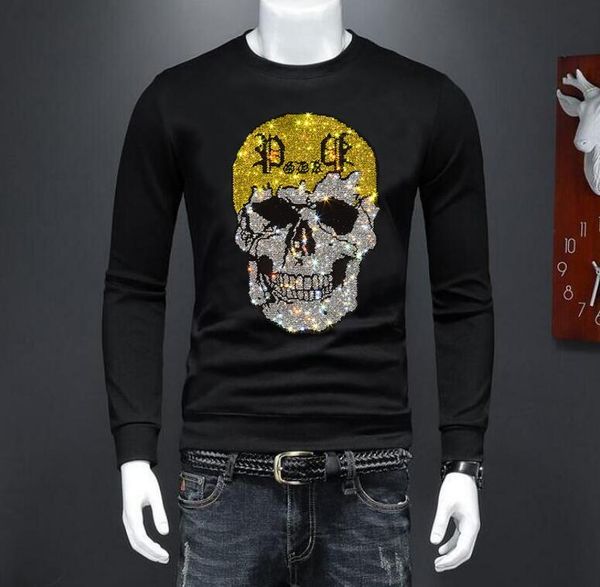 men's hoodies & sweatshirts long sleeve rhinestones casual drill 2021 fashion design, Black
men's hoodies & sweatshirts long sleeve rhinestones casual drill 2021 fashion design, Black