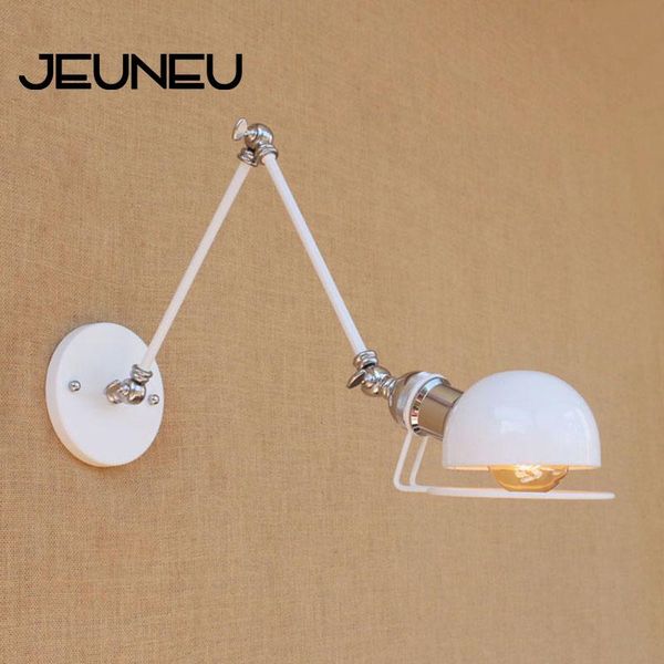 north europe modern wall lamps e27 white retro adjust head swing arm reading light for workroom bedside bedroom sconce lamp
north europe modern wall lamps e27 white retro adjust head swing arm reading light for workroom bedside bedroom sconce lamp
