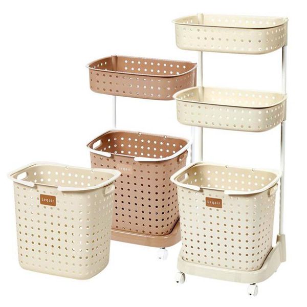 japan imported jej plastic laundry basket, three-wheeled hamper with wheels, double-layer storage dirty clot & organization
japan imported jej plastic laundry basket, three-wheeled hamper with wheels, double-layer storage dirty clot & organization