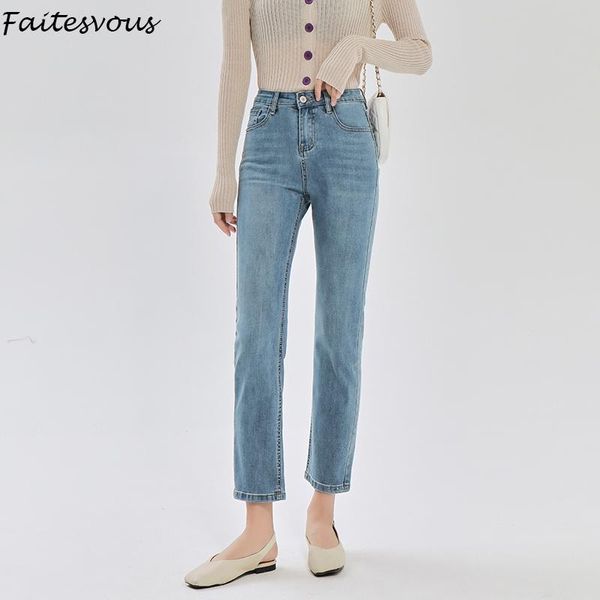 women's jeans french skinny women black high waist straight leg cropped trousers ladies thin spring summer 2021, Blue
women's jeans french skinny women black high waist straight leg cropped trousers ladies thin spring summer 2021, Blue