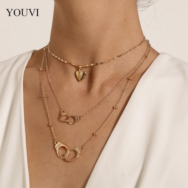 chains youvi goth lovers handcuffs pedant ncklace for women collier femme sweet heart vintage chain necklace jewelry aesthetic charms, Silver
chains youvi goth lovers handcuffs pedant ncklace for women collier femme sweet heart vintage chain necklace jewelry aesthetic charms, Silver