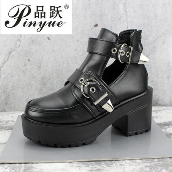 boots block heels ankle for women platform shoes punk fashion buckle rubber sole square toe strap black
boots block heels ankle for women platform shoes punk fashion buckle rubber sole square toe strap black