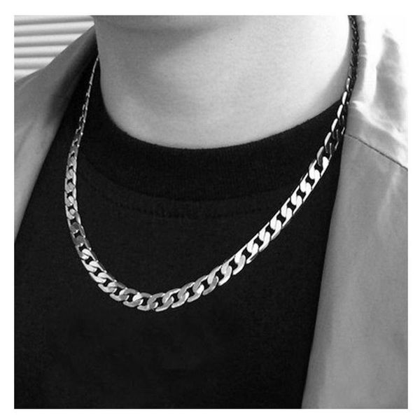 hip hop stainless steel chain men necklaces for woman boy girl pendants men's jewelry chains, Silver
hip hop stainless steel chain men necklaces for woman boy girl pendants men's jewelry chains, Silver