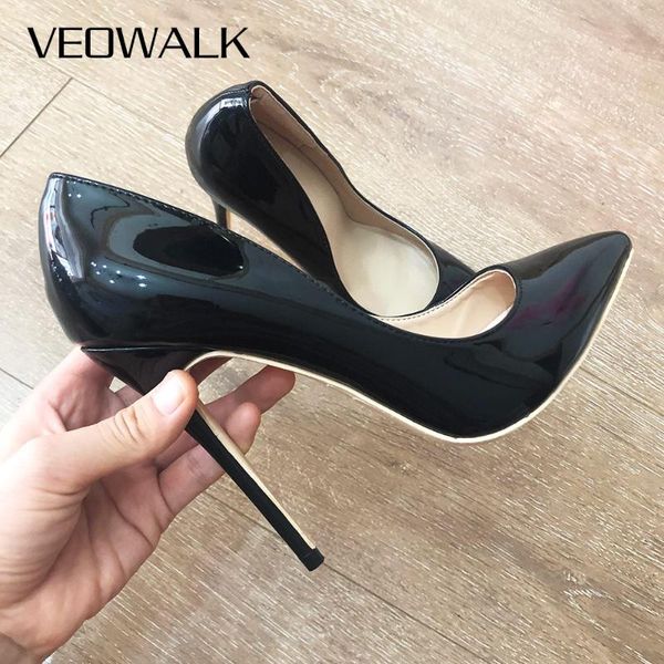 dress shoes veowalk solid black women 12cm high heels slip on pointed toe glossy stilettos pumps elegant ladies formal
dress shoes veowalk solid black women 12cm high heels slip on pointed toe glossy stilettos pumps elegant ladies formal