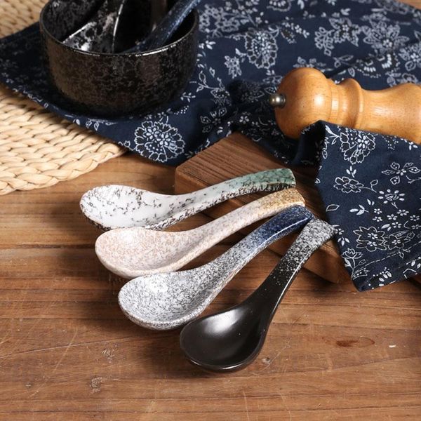 spoons japanese styel ceramic ramen spoons, tableware for serving, kitchen utensils porcelain, soup ladle, dinnerware, tea, dessert
spoons japanese styel ceramic ramen spoons, tableware for serving, kitchen utensils porcelain, soup ladle, dinnerware, tea, dessert