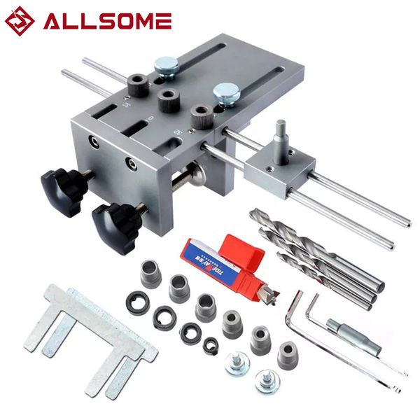 allsome 3 in 1 dowelling jig 6/8/10mm wood drilling guide locator adjustable dowel jig kit for diy woodworking tool
allsome 3 in 1 dowelling jig 6/8/10mm wood drilling guide locator adjustable dowel jig kit for diy woodworking tool