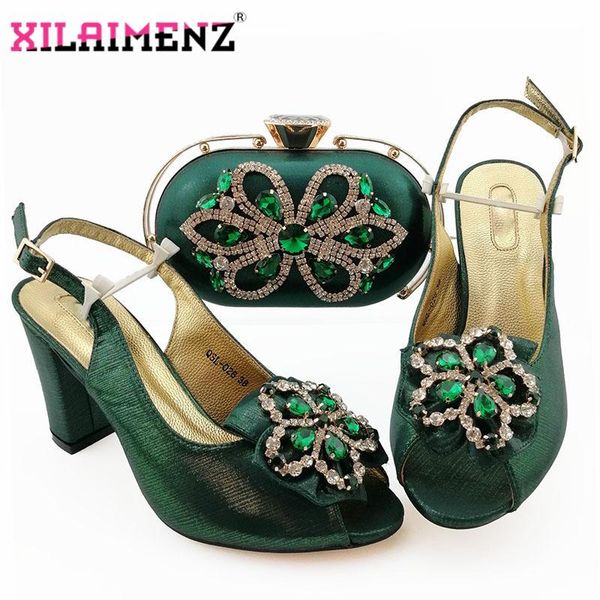 dress shoes ins coming italian design lady and bag to match super high heels sandals in dark green color for wedding, Black
dress shoes ins coming italian design lady and bag to match super high heels sandals in dark green color for wedding, Black