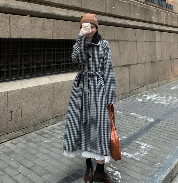 women's wool & blends loose hit color lapel tie-up woolen jacket sacos de mujer vestir abrigo 2021 winter coats and jackets women, Black
women's wool & blends loose hit color lapel tie-up woolen jacket sacos de mujer vestir abrigo 2021 winter coats and jackets women, Black