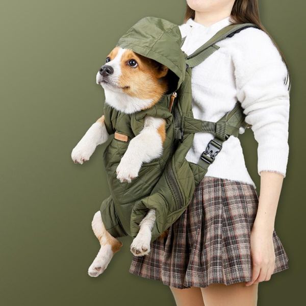 dog apparel winter thickened pet go out portable strap chest liberation hands warm wind and snow bag shoulder
dog apparel winter thickened pet go out portable strap chest liberation hands warm wind and snow bag shoulder