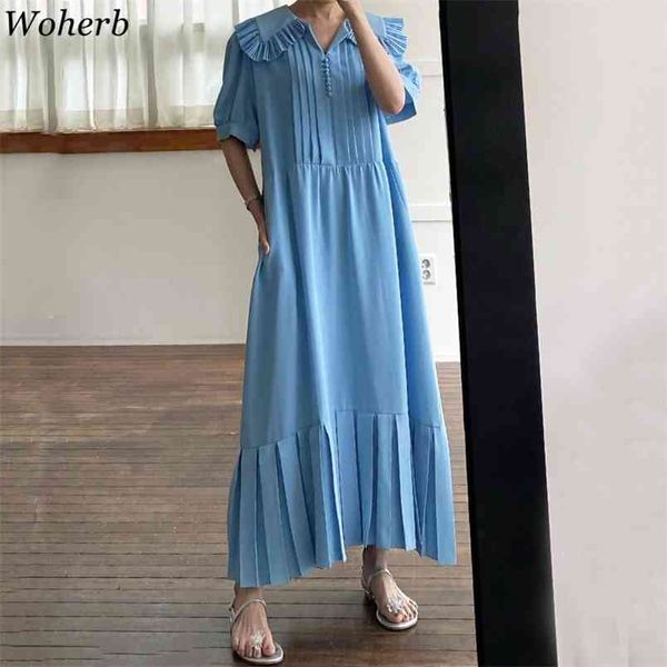 chic pleated turn-down collar robe female long dress ladies korean fashion dresses loose women casual summer vestidos 210519, Black;gray
chic pleated turn-down collar robe female long dress ladies korean fashion dresses loose women casual summer vestidos 210519, Black;gray