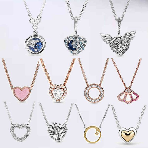 925 sterling silver trendy swirl bone golden heart collier necklace for women original brand fine jewelry gift
925 sterling silver trendy swirl bone golden heart collier necklace for women original brand fine jewelry gift