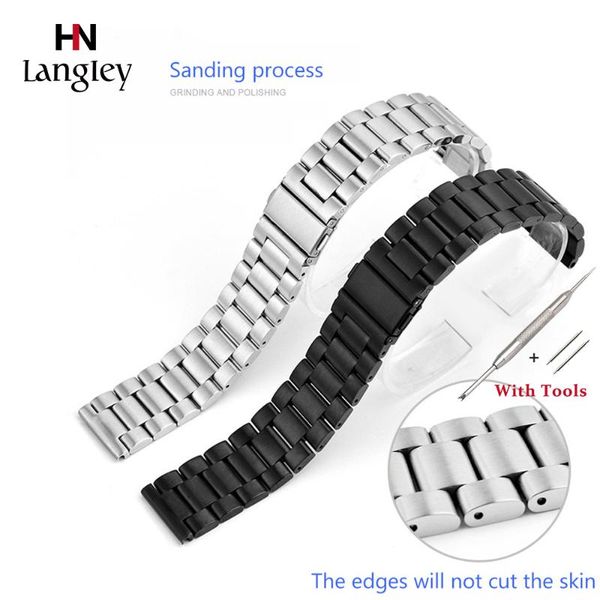 watch bands stainless steel watchband for women men wristwatch watches accessories waterproof material made wholesale, Black;brown
watch bands stainless steel watchband for women men wristwatch watches accessories waterproof material made wholesale, Black;brown