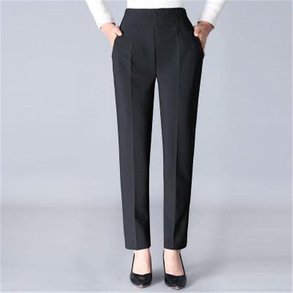 women's pants & capris women work wear casual trousers autumn winter black pencil plus size female slim elastic pantalones mujer, Black;white
women's pants & capris women work wear casual trousers autumn winter black pencil plus size female slim elastic pantalones mujer, Black;white