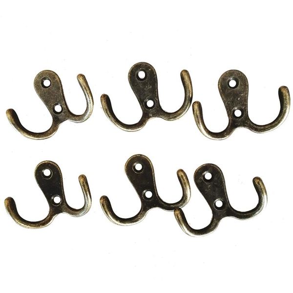 robe hooks 20 pieces double prong hook rustic retro cloth hanger with 40 screws, bronze color
robe hooks 20 pieces double prong hook rustic retro cloth hanger with 40 screws, bronze color