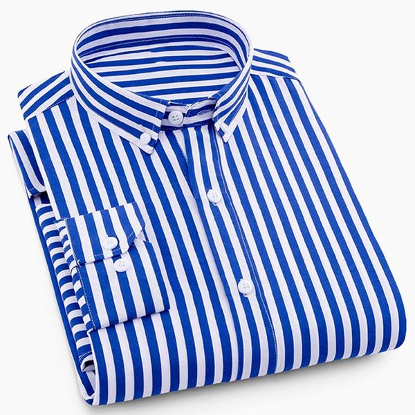 men's dress shirts single breasted business shirt mans casual slim fit summer plus size striped work social for men, White;black
men's dress shirts single breasted business shirt mans casual slim fit summer plus size striped work social for men, White;black