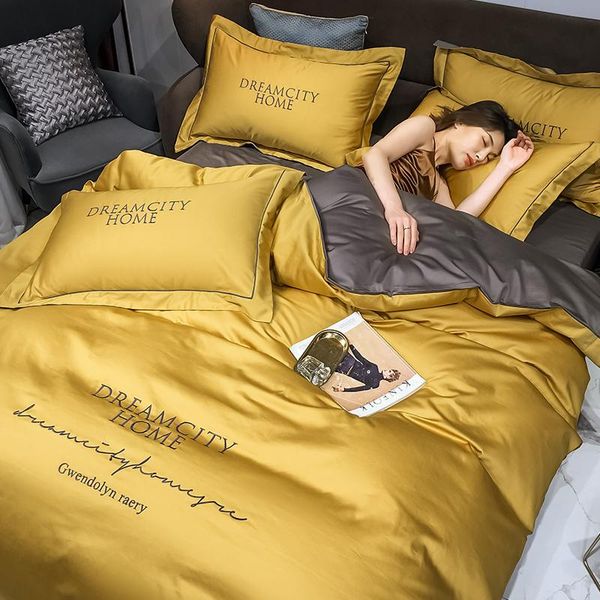 bedding sets four-piece long-staple cotton pure nordic style ins bed sheet duvet cover spring and autumn summer
bedding sets four-piece long-staple cotton pure nordic style ins bed sheet duvet cover spring and autumn summer