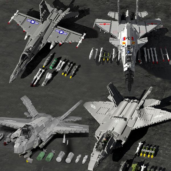 1999 PCS F22 Fighter technique Gulf battle War model building block creator expert Military plane j 15 aircrafted carrier jet US
1999 PCS F22 Fighter technique Gulf battle War model building block creator expert Military plane j 15 aircrafted carrier jet US