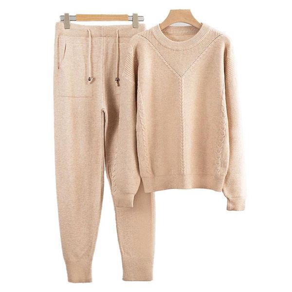 women's pants & capris zhenbaili za 2022 spring women sweater v neck pullver long sleeve 2 pieces female outfit suit femme, Black;white
women's pants & capris zhenbaili za 2022 spring women sweater v neck pullver long sleeve 2 pieces female outfit suit femme, Black;white