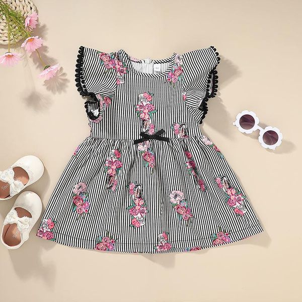 bowknot stripe girls dresses print petal sleeve children for girl casual summer dress ruffles clothes costume girl's, Red;yellow
bowknot stripe girls dresses print petal sleeve children for girl casual summer dress ruffles clothes costume girl's, Red;yellow
