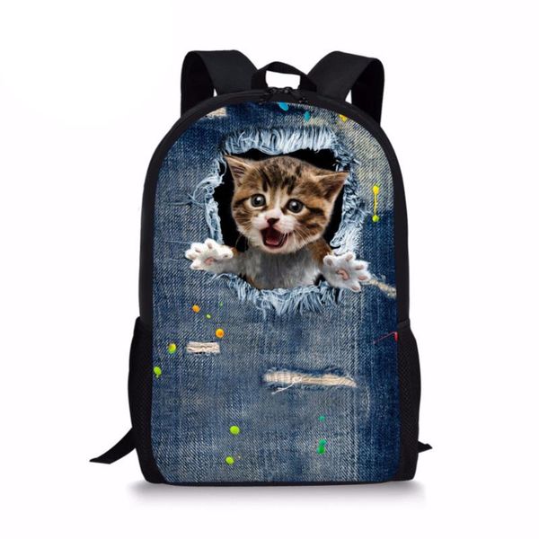 customzied vintage printing denim cat backpack for teenager girls retro kids jeans animal rucksack high school satchel bookbag bags
customzied vintage printing denim cat backpack for teenager girls retro kids jeans animal rucksack high school satchel bookbag bags