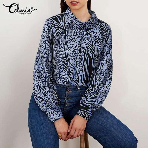 celmia fashion animal print shirts women casual satin blouses 2021 autumn long sleeve tunic lapel office blusas femininas women's &, White
celmia fashion animal print shirts women casual satin blouses 2021 autumn long sleeve tunic lapel office blusas femininas women's &, White