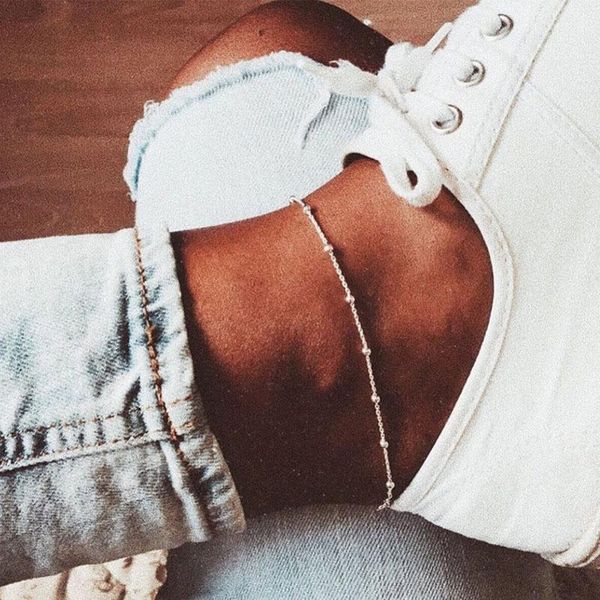anklets summer beach ankle bracelets silver color bead chain anklet bohemian vintage footwear leg 2021 female cheville foot jewelry, Red;blue
anklets summer beach ankle bracelets silver color bead chain anklet bohemian vintage footwear leg 2021 female cheville foot jewelry, Red;blue