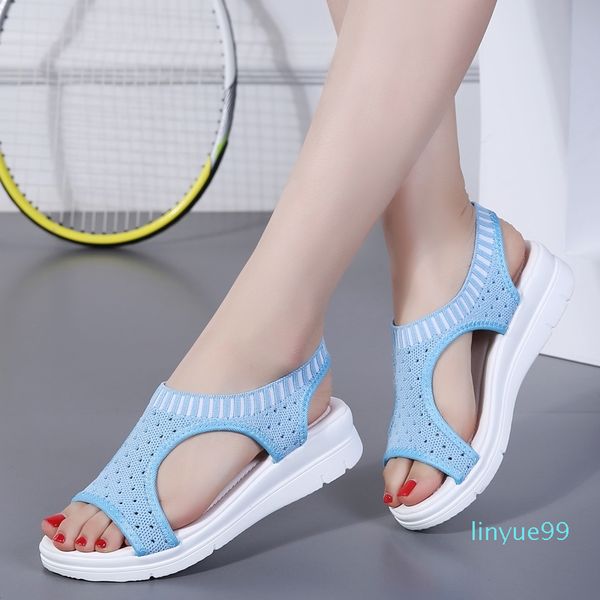 plus size 35-44 female shoes woman summer wedge comfortable ladies slip-on flat sandals women sandalias y200323, Black
plus size 35-44 female shoes woman summer wedge comfortable ladies slip-on flat sandals women sandalias y200323, Black