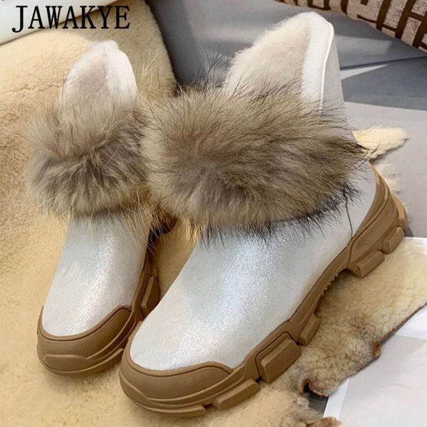 boots outdoor thick sole fur snow for women warm wool lining platform casual sneakers round toe real leather winter shoes, Black
boots outdoor thick sole fur snow for women warm wool lining platform casual sneakers round toe real leather winter shoes, Black