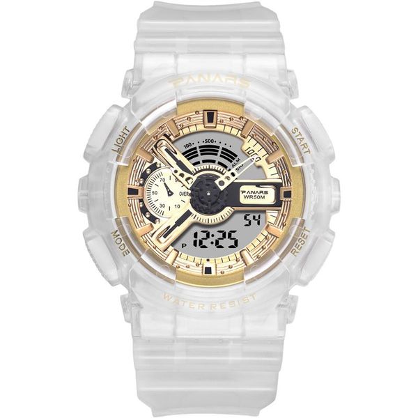 fashion digital watch for men women panars transparent gold watches clock children sport led quartz wristwatch wristwatches, Slivery;brown
fashion digital watch for men women panars transparent gold watches clock children sport led quartz wristwatch wristwatches, Slivery;brown