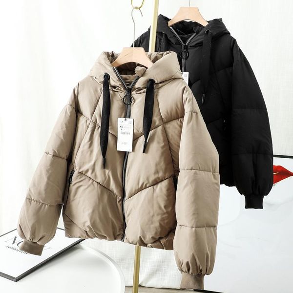 ailegogo 2021 winter hooded parkas cotton padded jackets large size woman thick warm coat casual loose black parka outwear women's down
ailegogo 2021 winter hooded parkas cotton padded jackets large size woman thick warm coat casual loose black parka outwear women's down