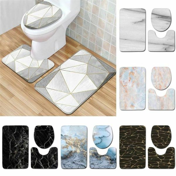 bath mats 3pcs/set marble floor mat bathroom carpet anti-slip waterproof toilet seat cover decor
bath mats 3pcs/set marble floor mat bathroom carpet anti-slip waterproof toilet seat cover decor