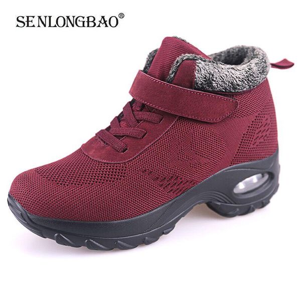 boots brand winter women snow warm plush women's platform lace-up short boot zapatos de mujer size 42, Black
boots brand winter women snow warm plush women's platform lace-up short boot zapatos de mujer size 42, Black