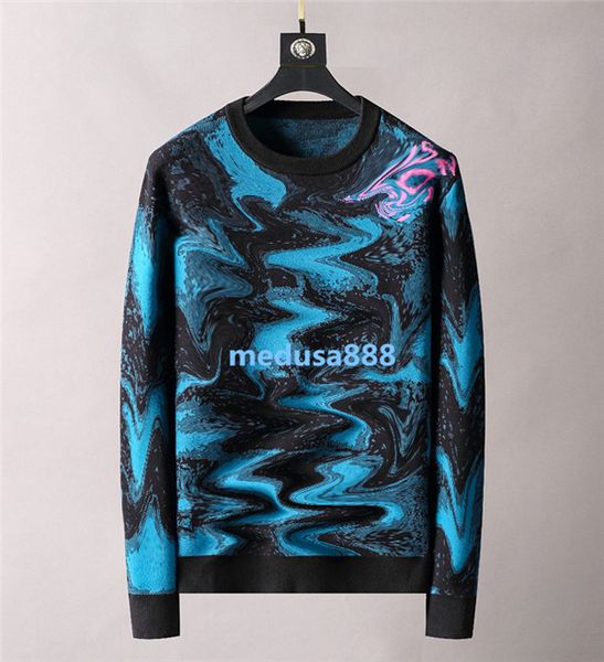 2021 luxury mens sweater knitting embroidery hoodies jumper pull homme men women long sleeve pullover designer fashion sweatshirt, White;black 
2021 luxury mens sweater knitting embroidery hoodies jumper pull homme men women long sleeve pullover designer fashion sweatshirt, White;black