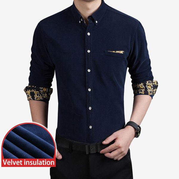 men's casual shirts 100% cotton winter fashion boutique pure color plus velvet thick warm mens long-sleeved shirt social clothing, White;black
men's casual shirts 100% cotton winter fashion boutique pure color plus velvet thick warm mens long-sleeved shirt social clothing, White;black