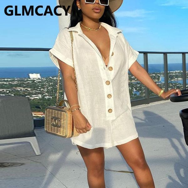 women solid color slim button rompers playsuit long sleeve turn down collar casual women's jumpsuits &, Black;white
women solid color slim button rompers playsuit long sleeve turn down collar casual women's jumpsuits &, Black;white