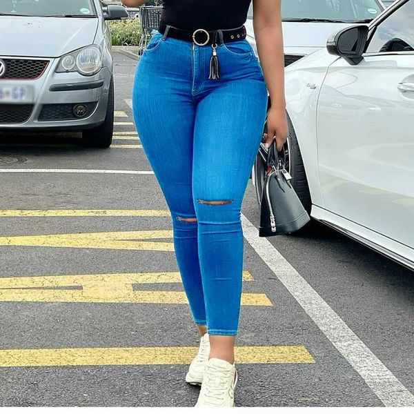 women's jeans ladies high-rise ripped stretch slim-fit 2021 women button hole pencil pants trousers summer street casual denim, Blue
women's jeans ladies high-rise ripped stretch slim-fit 2021 women button hole pencil pants trousers summer street casual denim, Blue